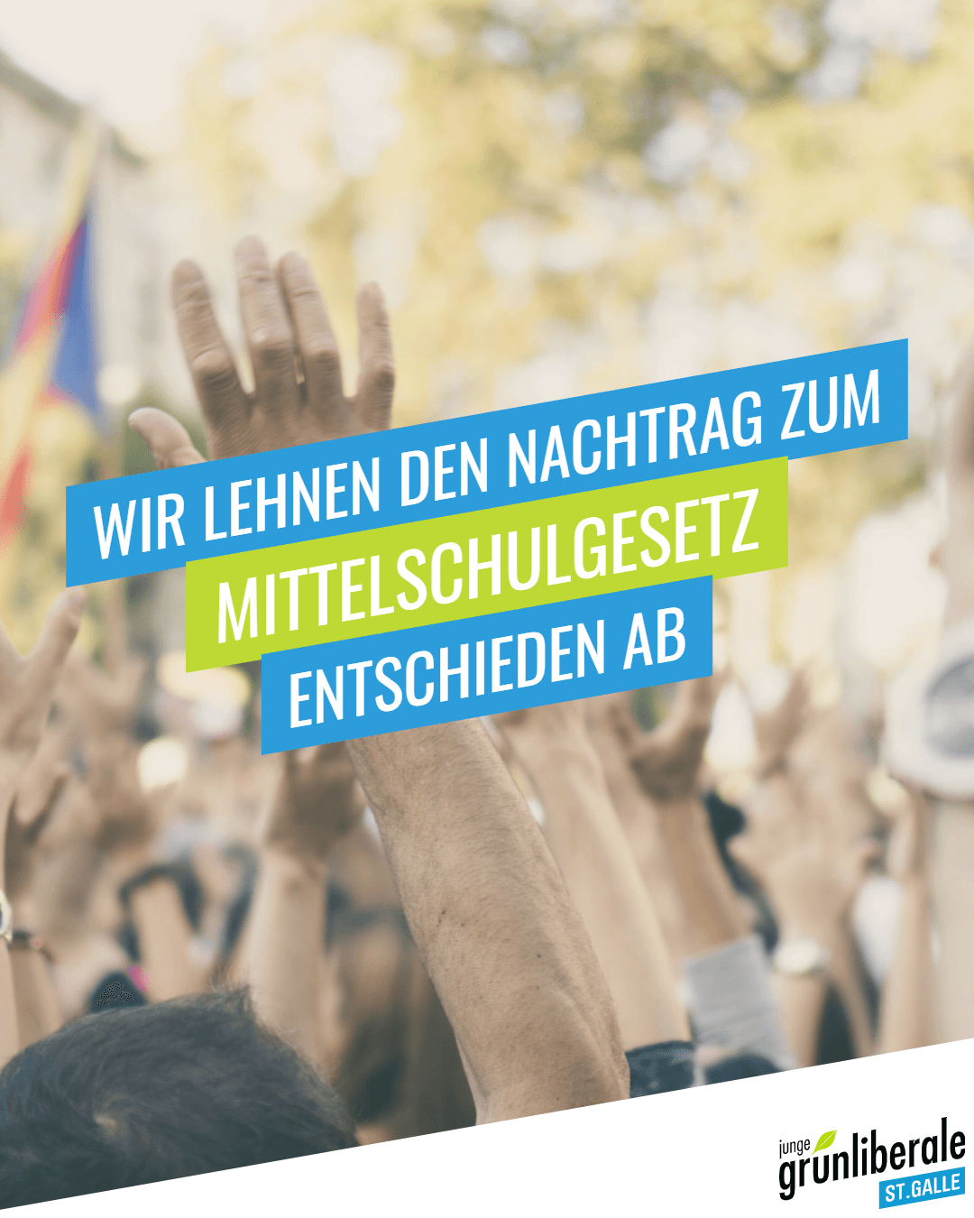 JGLP St.Gallen kritisiert neues Mittelschulgesetz