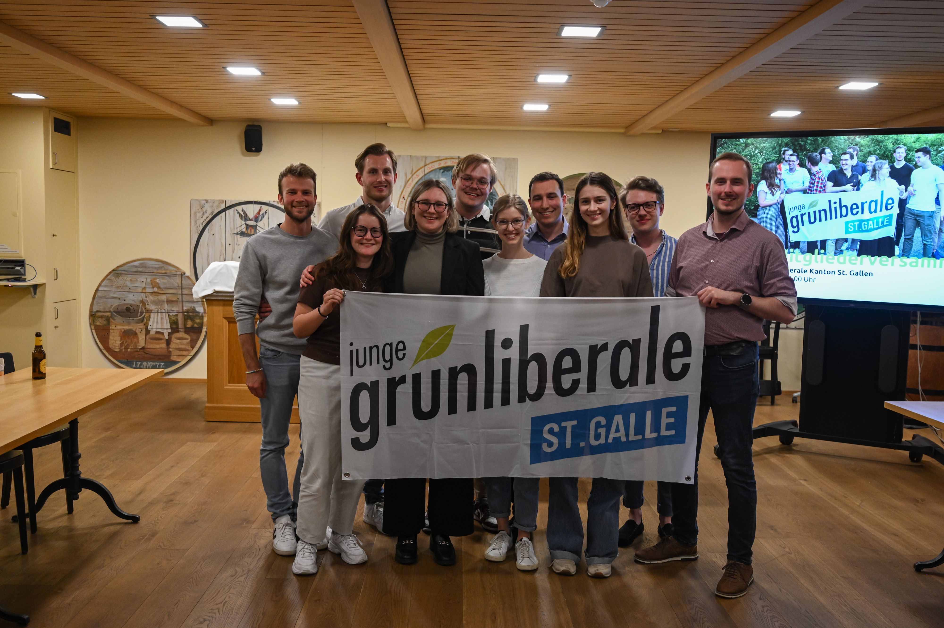 Junge Grünliberale St.Gallen mit neuer Präsidentin
